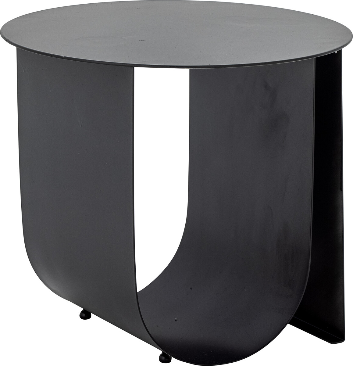 Bloomingville - Cher Sidebord - Sort - Metal - Rundt