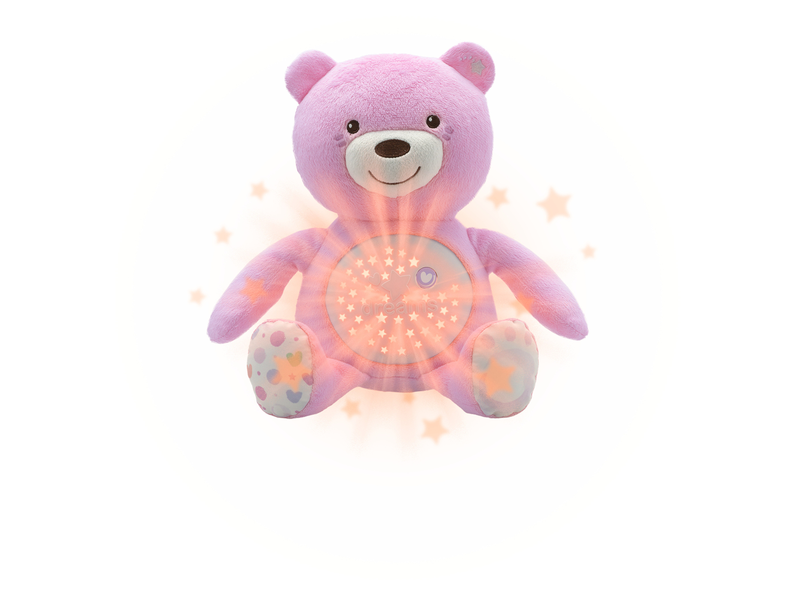 Chicco - Baby Bear Lyserød
