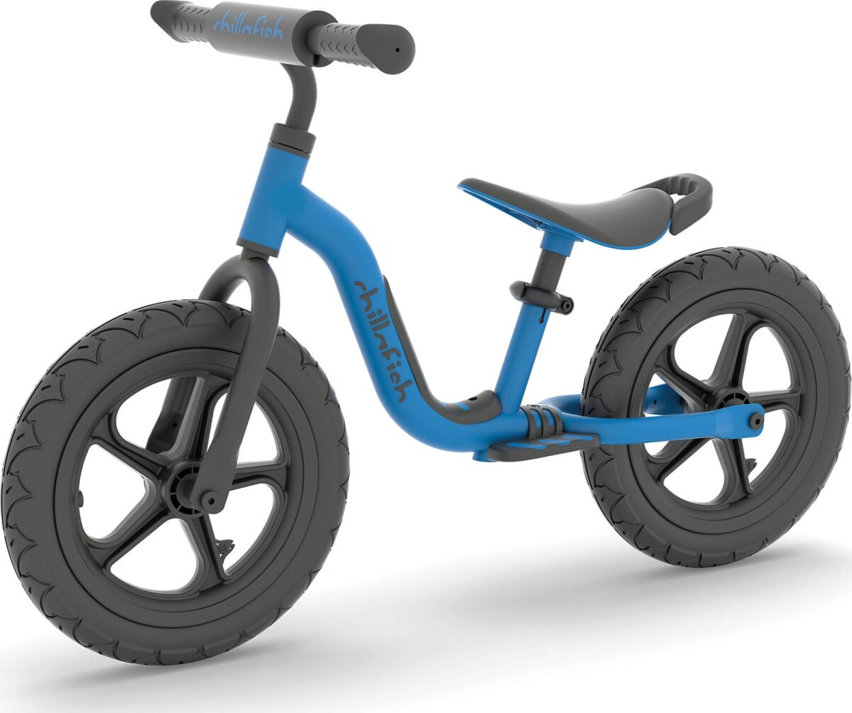 Chillafish - Sport 12 Letvægts-Balancecykel Med Rubberskin Dæk - Marinebl