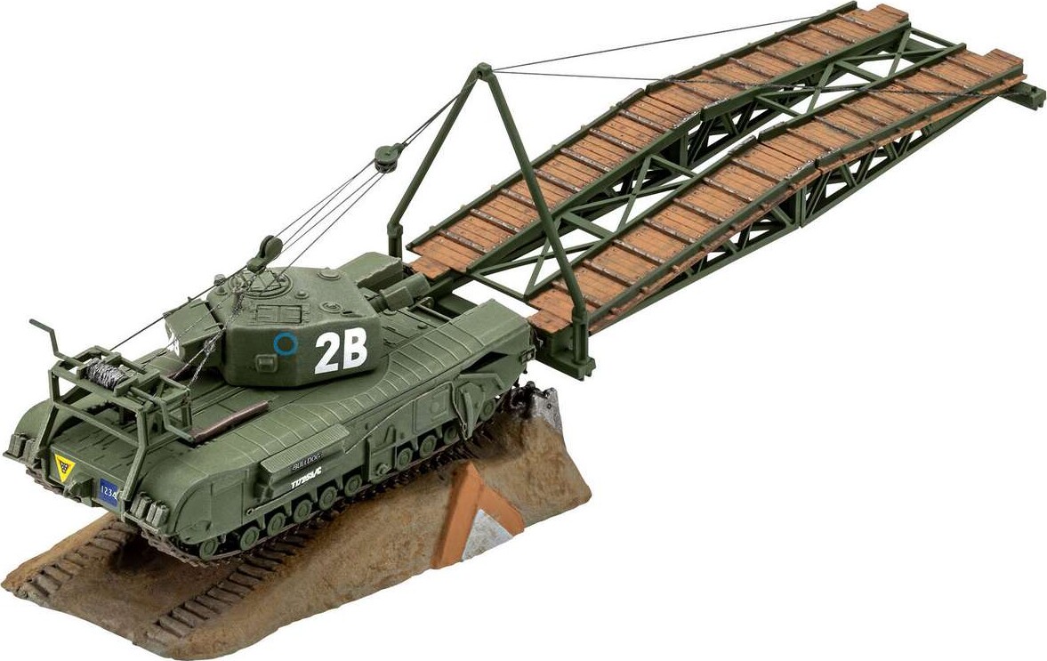 Revell - Churchill Avre Tank Byggesæt - 1 76 - Level 4 - 03297