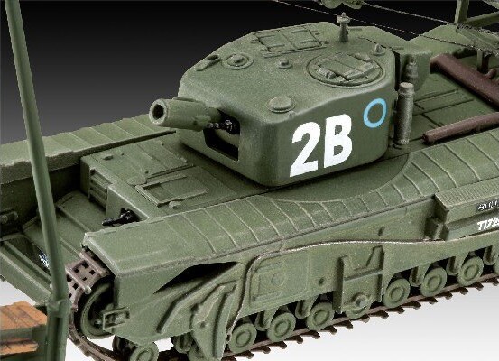 Revell - Churchill Avre Tank Byggesæt - 1 76 - Level 4 - 03297