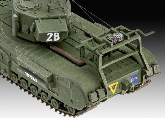 Revell - Churchill Avre Tank Byggesæt - 1 76 - Level 4 - 03297