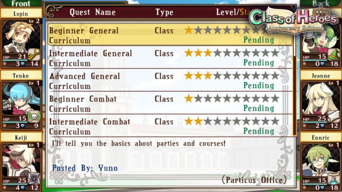 Class Of Heroes 1 2
