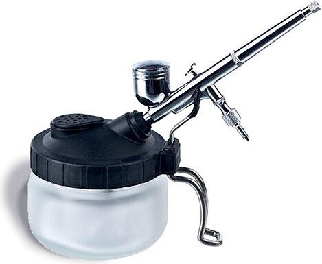 Panzag - Airbrush Renser Med Holder - Hs-777A