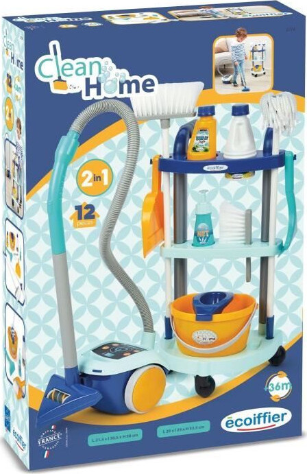 Rengøringsvogn Til Børn - Cleaning Trolley Vacuum