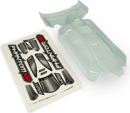 Clear Lexan Phantom Xb Body Wing - W Decal - Mv150089 - Maverick Rc