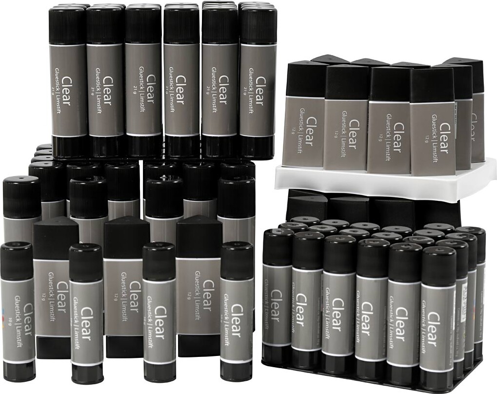 Clear Limstift - 96 Stk