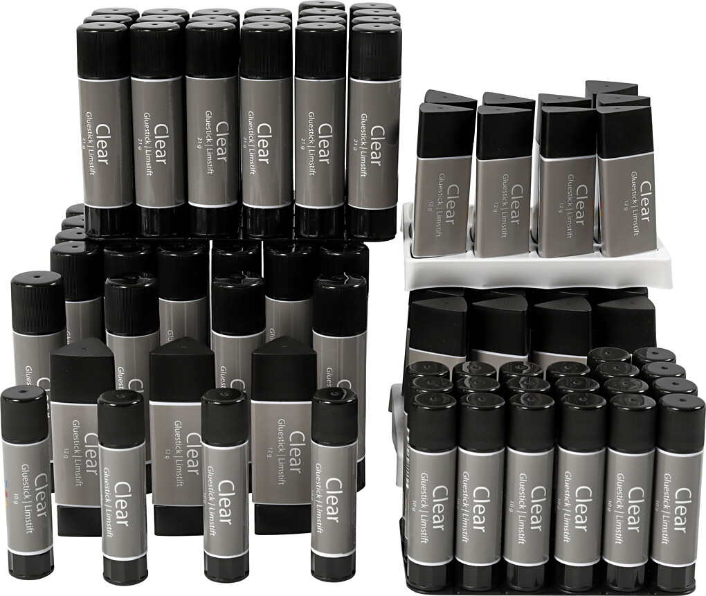 Clear Limstift - 96 Stk