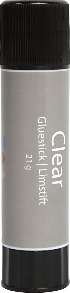 Clear Limstift - Rund - 1 Stk - 21 G