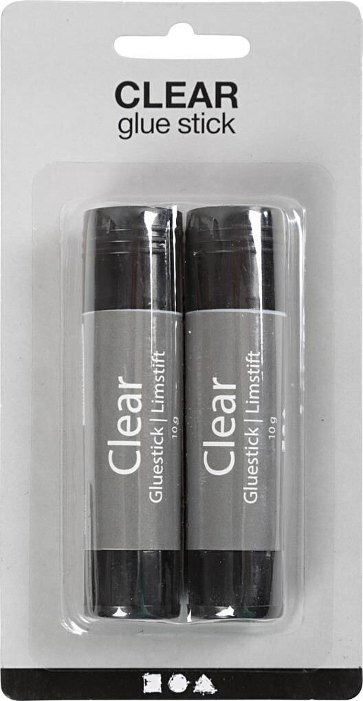 Clear Limstift - Rund - 2 Stk - 10 G