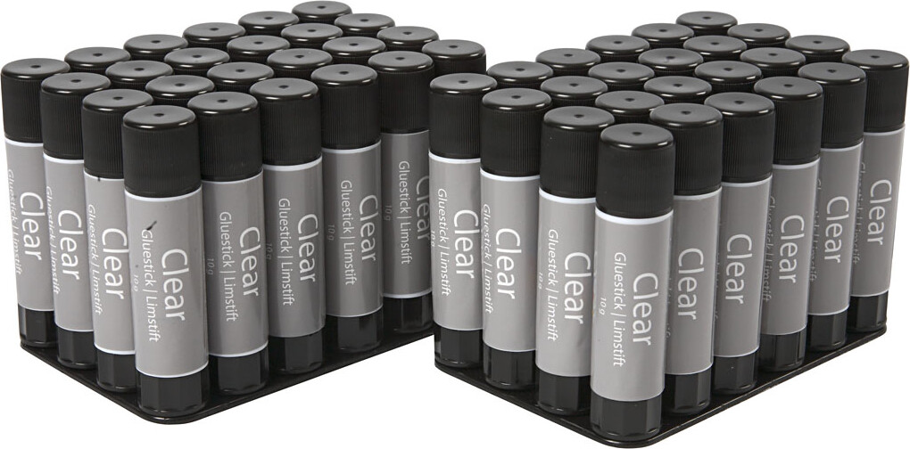 Clear Limstift - Rund - 48 Stk - 10 G