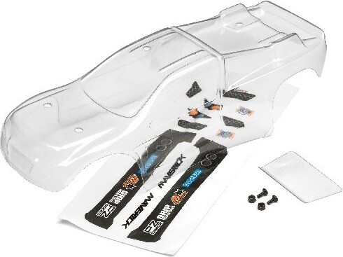 Clear Truggy Body With Decals Ion Xt - Mv28071 - Maverick Rc