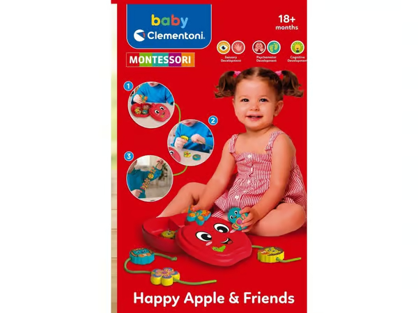 Baby Clementoni - Happy Apple Friends - Montessori