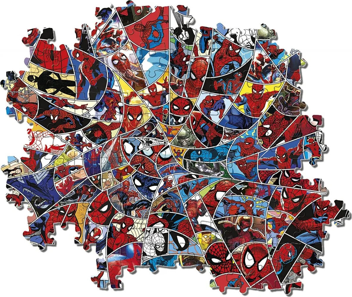 Spider-Man Puslespil - Clementoni - 1000 Brikker - Impossible