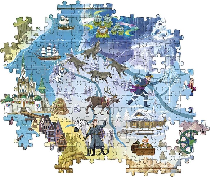 Frost Puslespil - Kort - 1000 Brikker - Clementoni - Story Maps