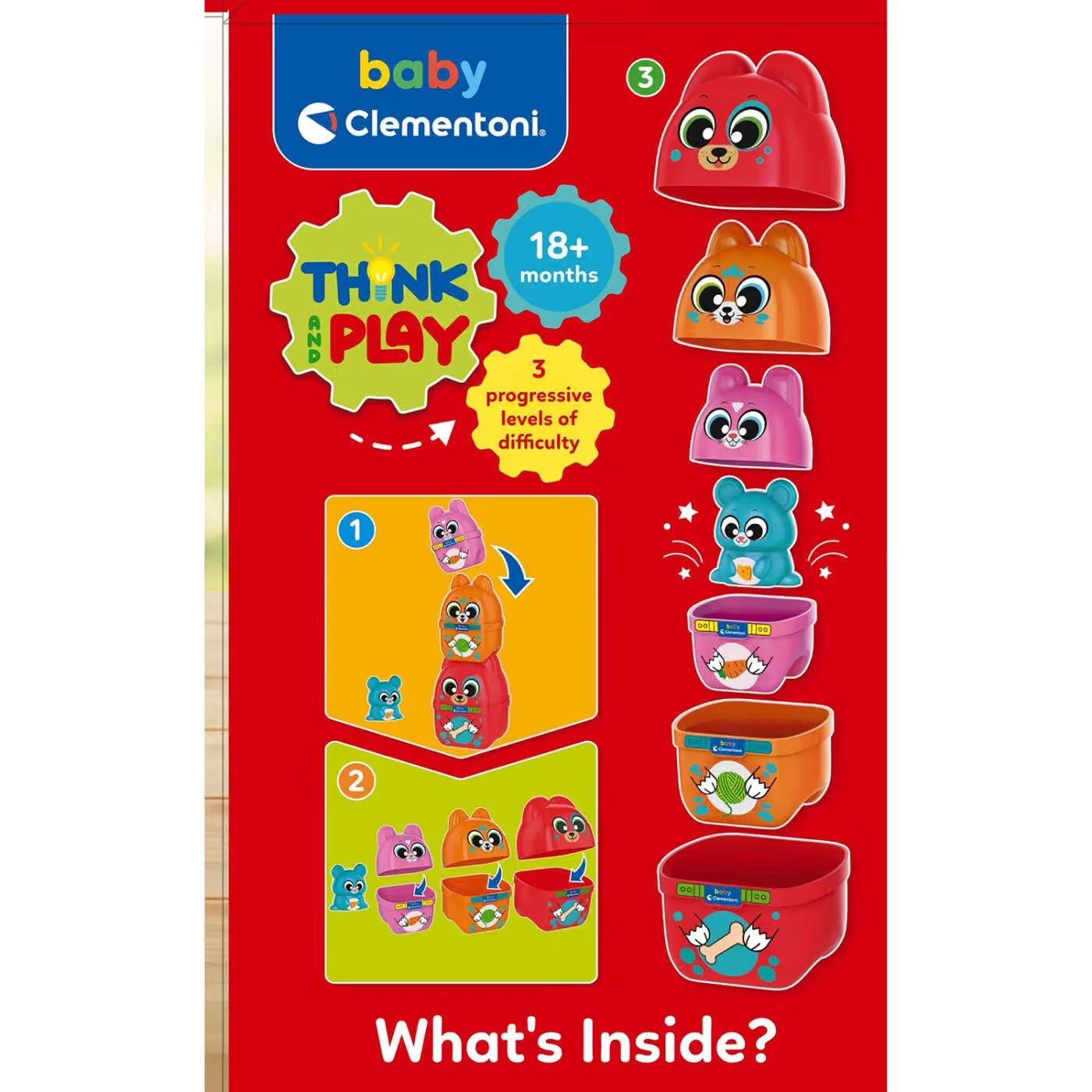 Baby Clementoni - Matrioska Basic - What S Inside