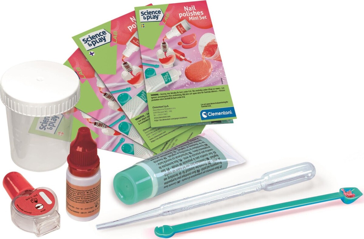 Clementoni - Science Play Lab - Lav Selv Neglelak Sæt
