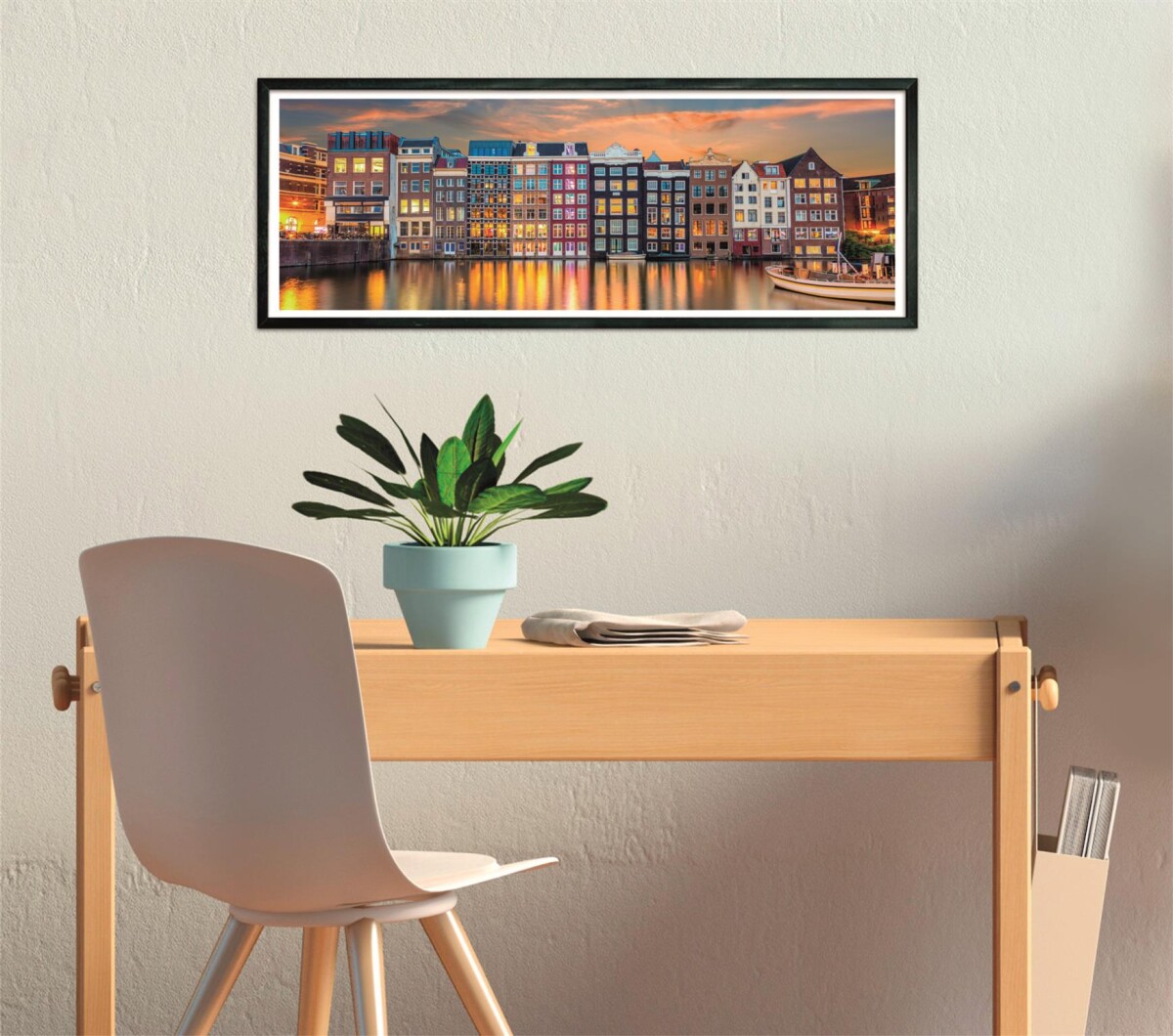 Clementoni Puslespil - Amsterdam - High Quality Panorama - 1000 Brikker