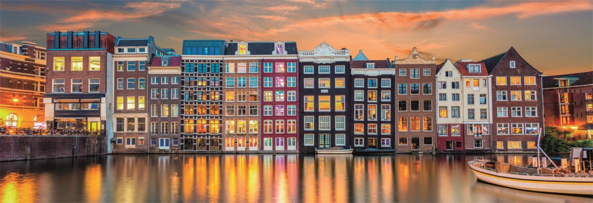 Clementoni Puslespil - Amsterdam - High Quality Panorama - 1000 Brikker