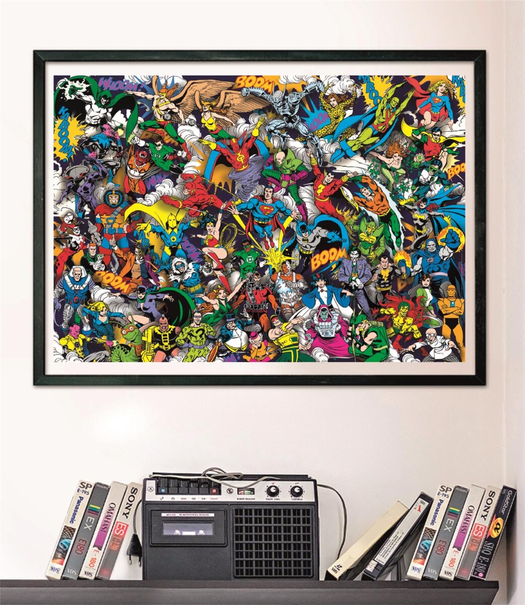 Clementoni Puslespil - Justice League - Impossible Dc Comics - 1000 Brikker