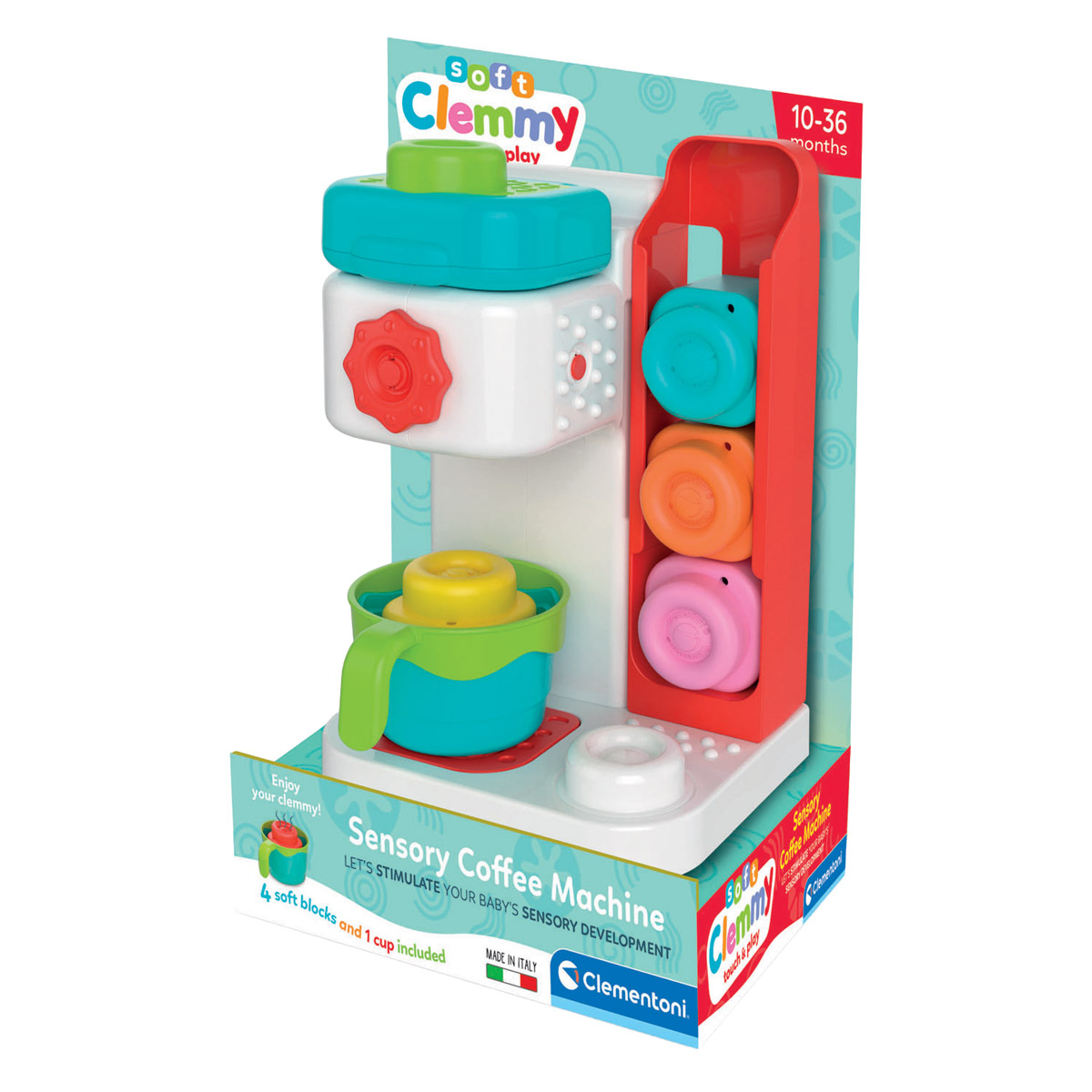Clementoni - Soft Clemmy - Sensory Coffee Machine