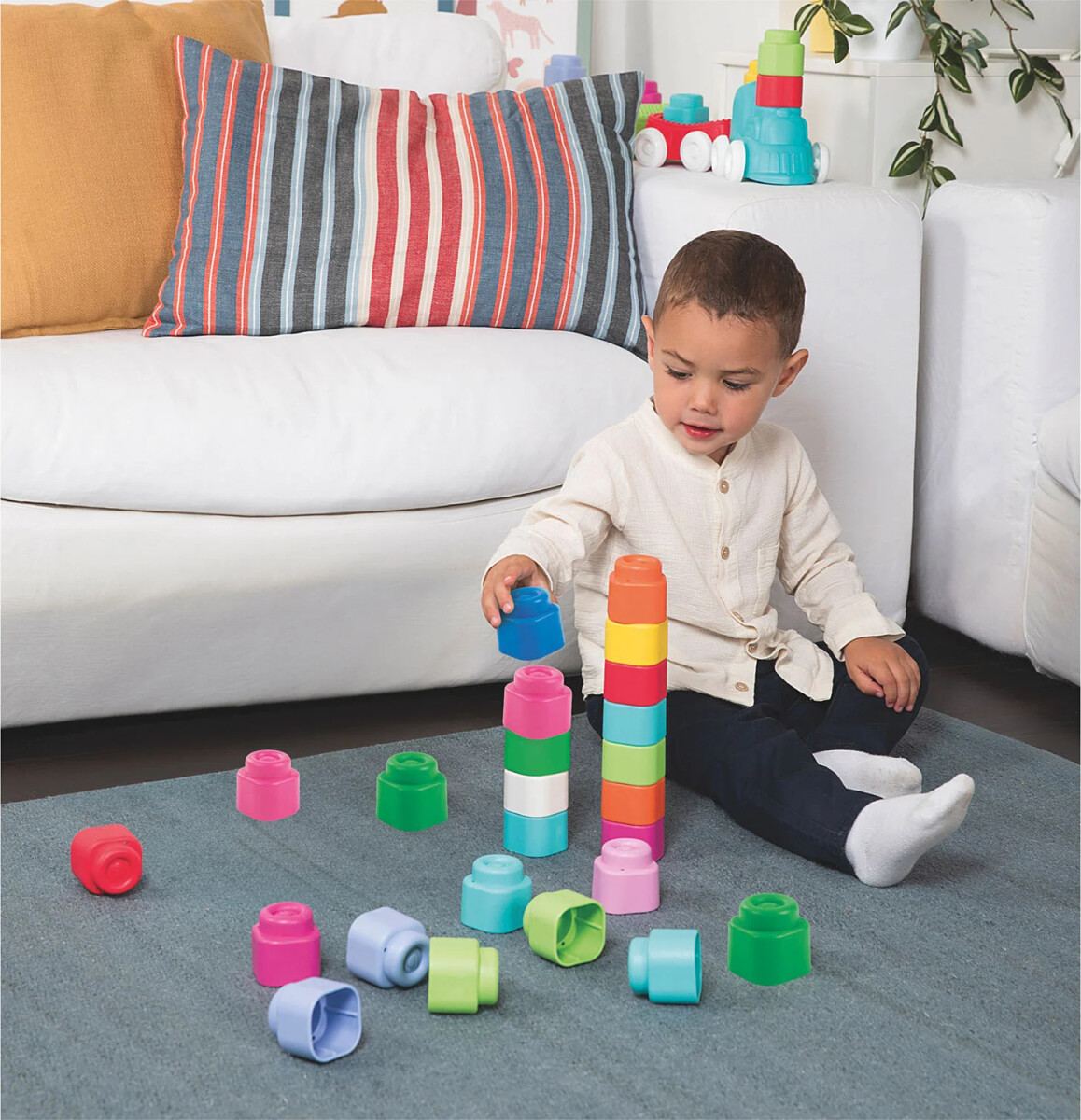 Clementoni - Clemmy Magic Rainbow Blocks Set - 9 Klodser