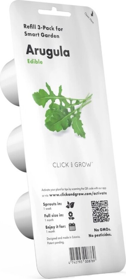 Click And Grow - Smart Garden Refill 3-Pack - Arugularocket Sgr19X3