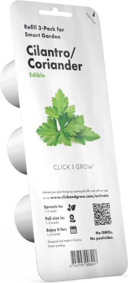 Click And Grow - Smart Garden Refill 3-Pack - Cilantrocoriander Sgr45X3
