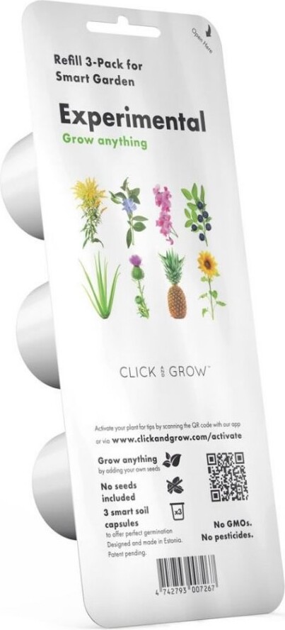 Click And Grow - Smart Garden Refill 3-Pack - Experimental Sgr0X3
