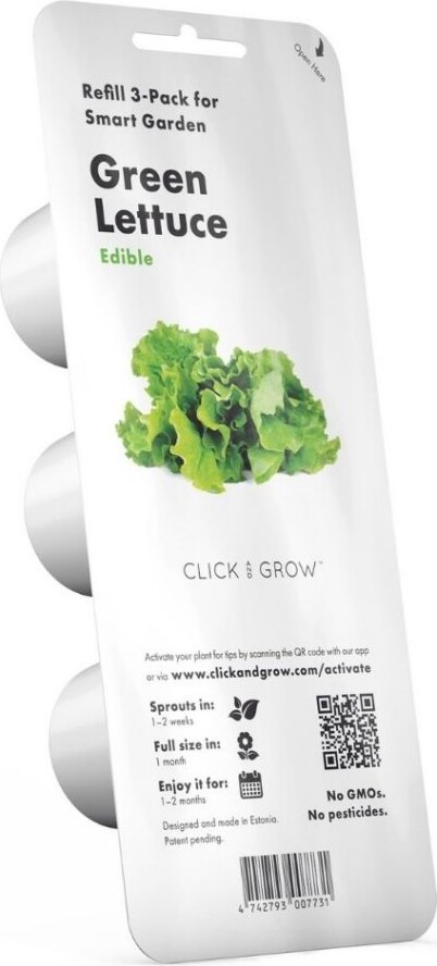 Click And Grow - Smart Garden Refill 3-Pack - Green Lettuce Sgr32X3