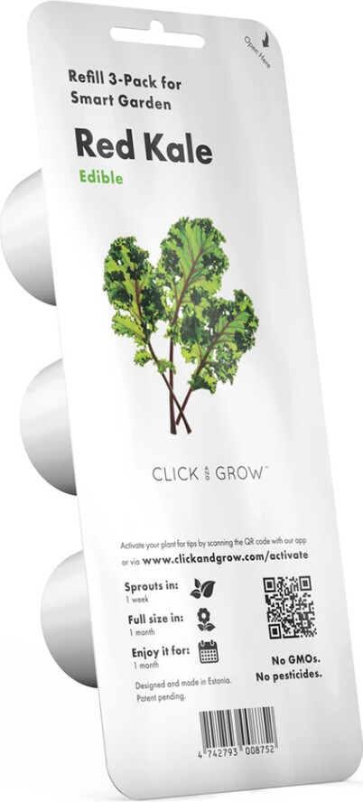 Click And Grow - Smart Garden Refill 3-Pack - Red Kale Sgr47X3