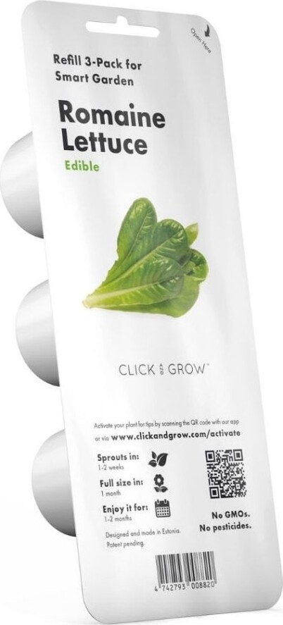Click And Grow - Smart Garden Refill 3-Pack - Romaine Lettuce Sgr50X3