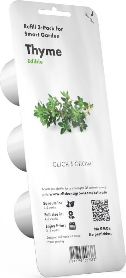 Click And Grow - Smart Garden Refill 3-Pack - Thyme Sgr17X3