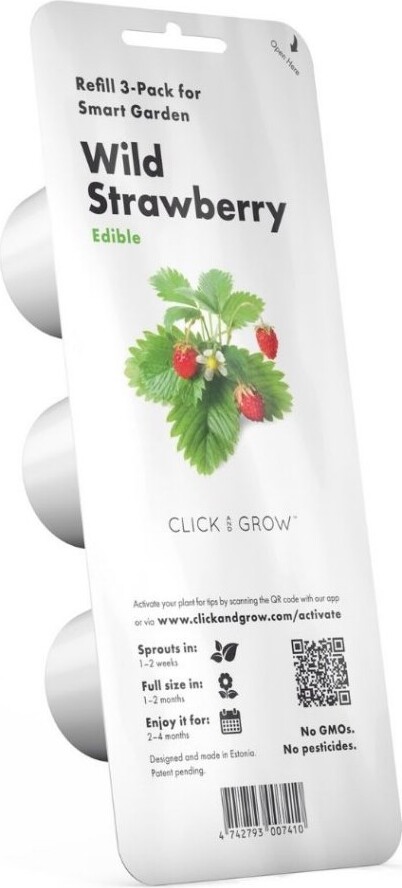 Click And Grow - Smart Garden Refill 3-Pack - Wild Strawberry Sgr24X3