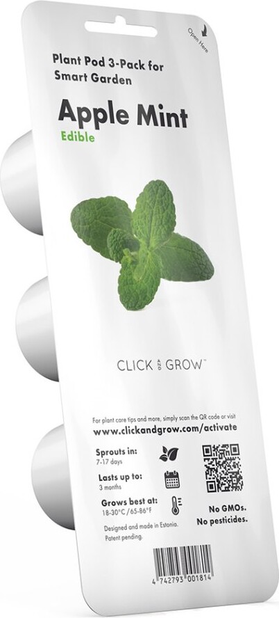 Click And Grow - Smart Garden Refill 3-Pak - Æblemynte