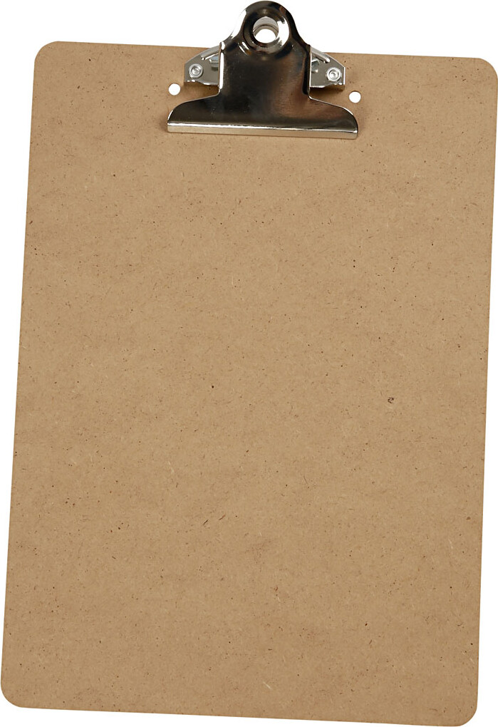 Clipboardtegneunderlag - A5 - Str 19X27X0 3 Cm - Sølv - 1 Stk