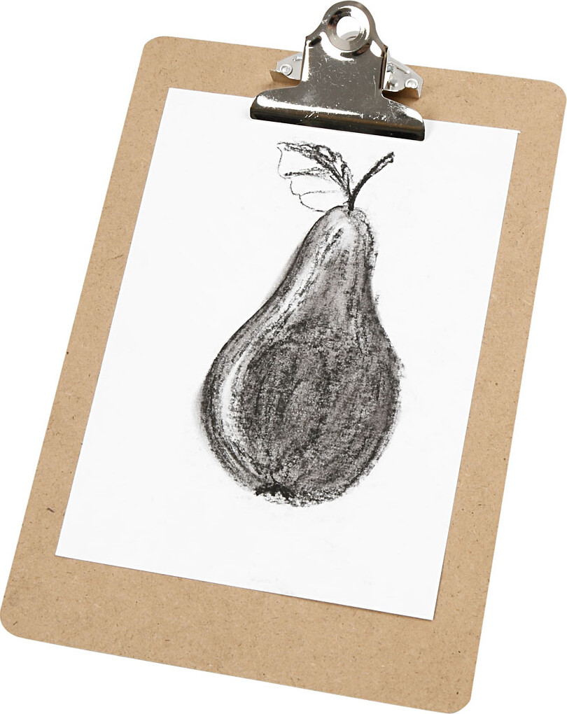 Clipboardtegneunderlag - A5 - Str 19X27X0 3 Cm - Sølv - 1 Stk