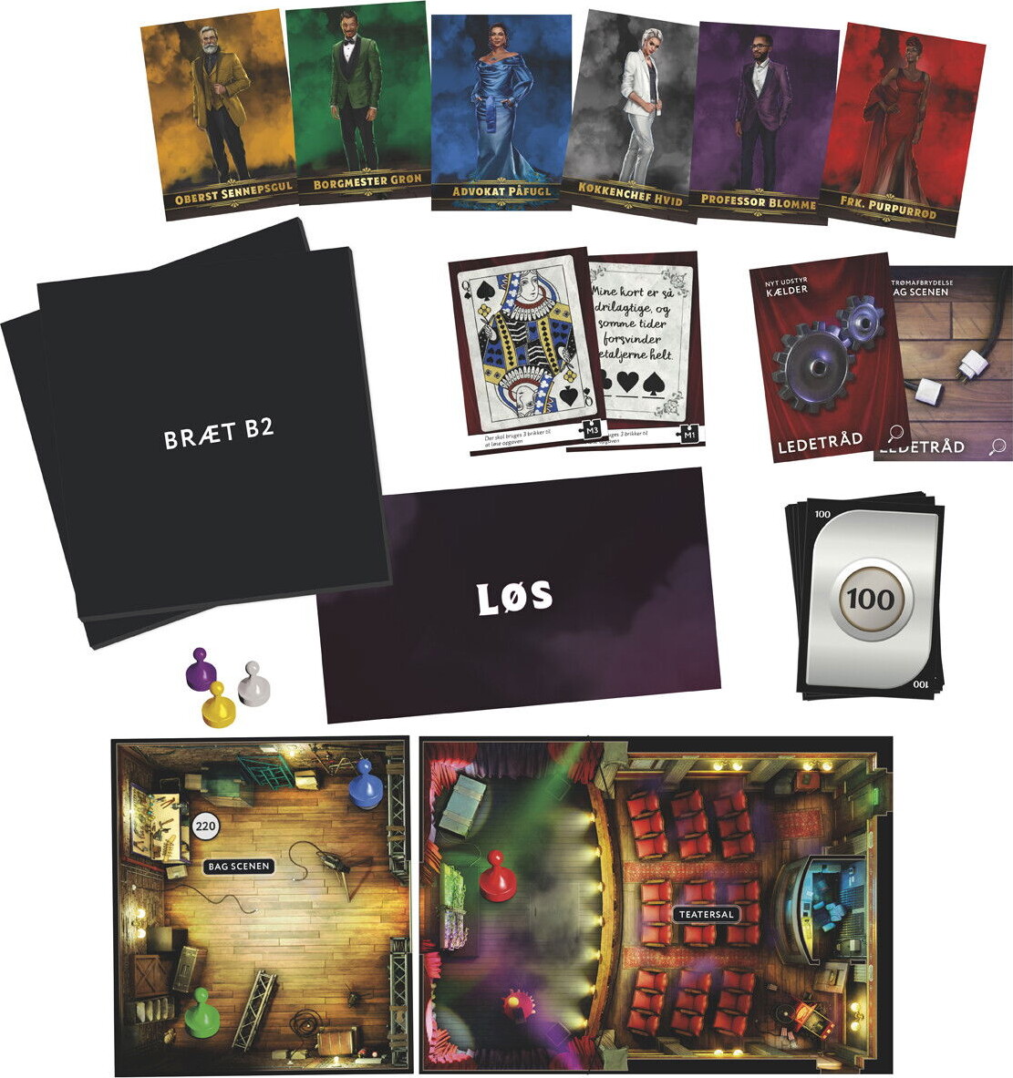 Cluedo - Flugt - Mysteriet I Illusionistklubben - Hasbro F8817