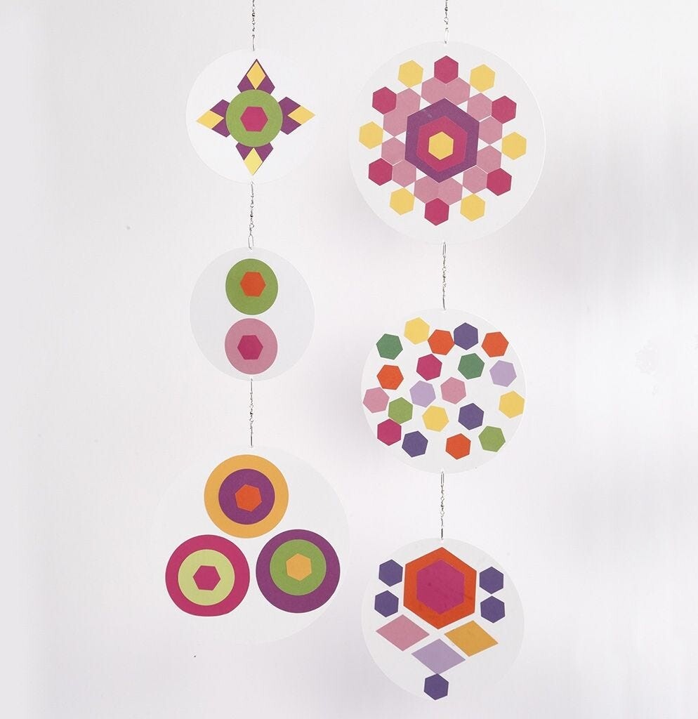 Color Bar - Mønstret Papir - A4 - 10 Mønstre - 160 Ark