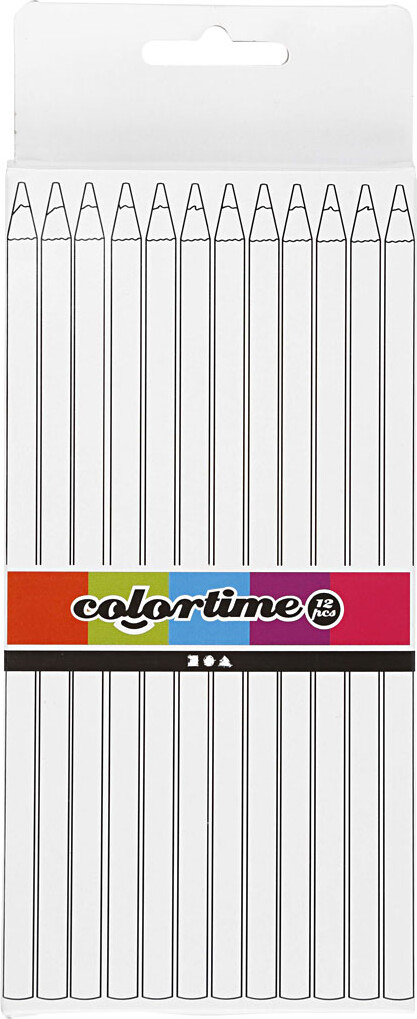 Colortime Farveblyanter - L 17 Cm - Mine 3 Mm - Orange - 12 Stk