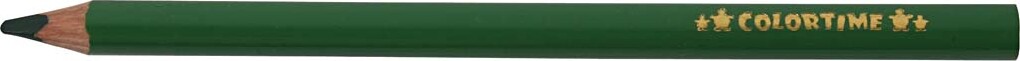 Trekantet Farveblyanter - Mine 5 Mm - Jumbo - Grøn - 12 Stk