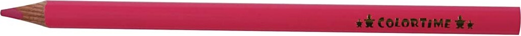 Trekantet Farveblyanter - Mine 5 Mm - Jumbo - Pink - 12 Stk