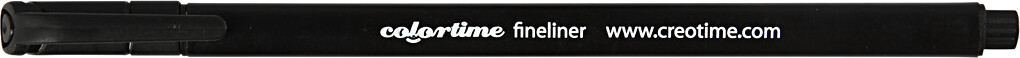 Fineliner Tusser - Tykkelse 0 6-0 7 Mm - Sort - 12 Stk