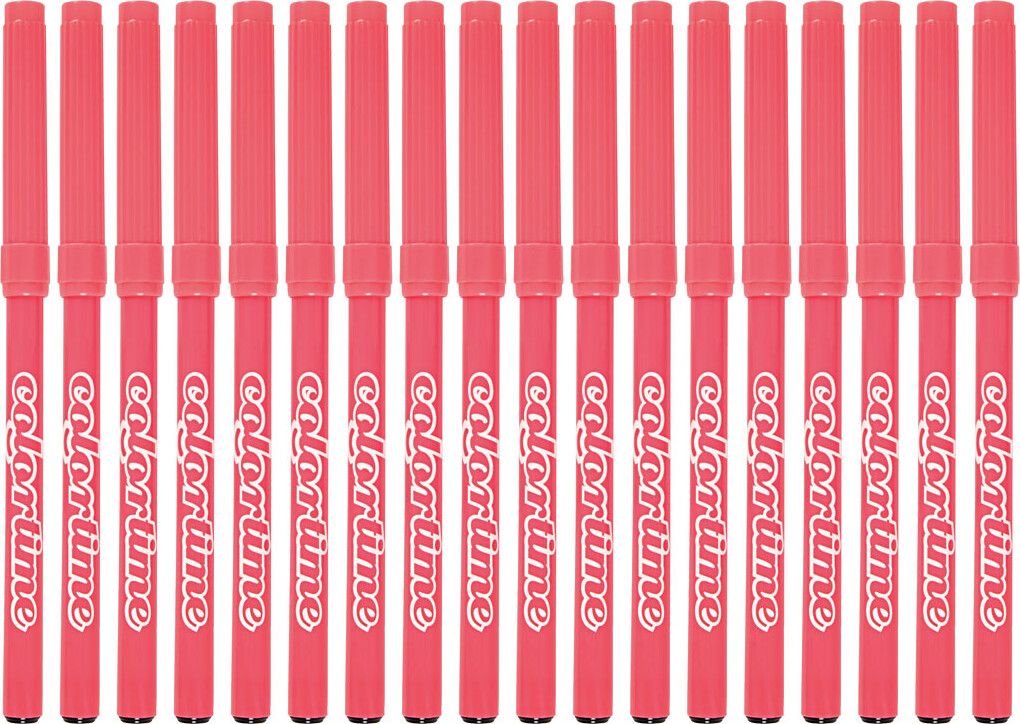 Tusser - Vandbaserede - Tykkelse 2 Mm - Pink - 18 Stk