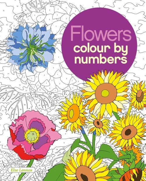 Colour By Numbers Flowers