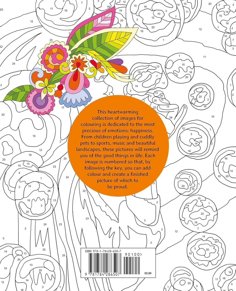 Colour By Numbers Happiness
