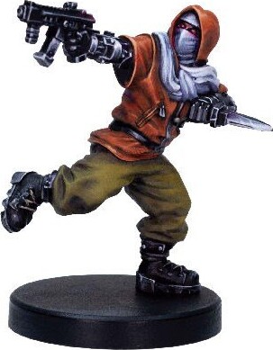 Vallejo - Figur Maling Sæt - Cyberpunk Red Combat - 8X17 Ml