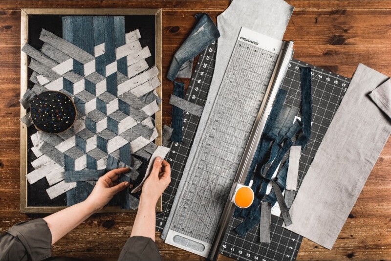 Fiskars - Combo Rotary Cutter Ruler - Rulleskæremaskine - 61X15 Cm - 9513