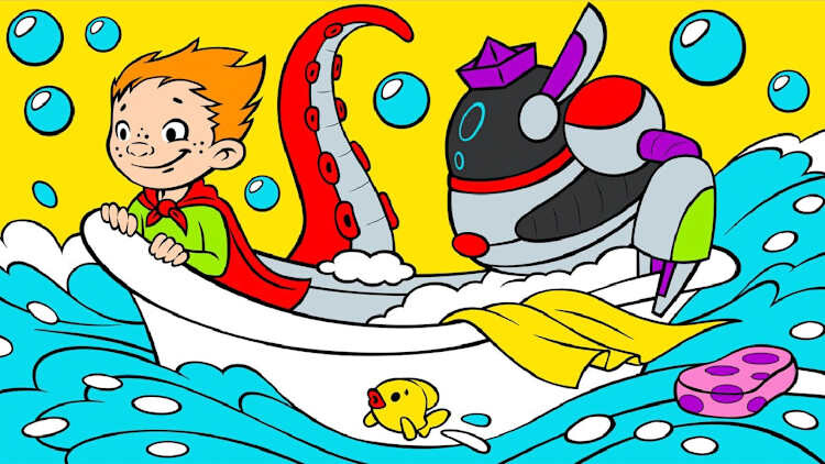 Comic Coloring Book Complete Edition Import