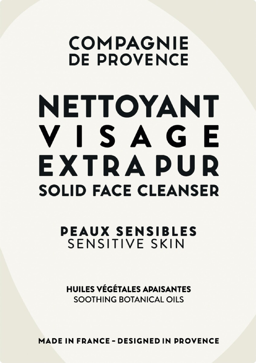 Compagnie De Provence - Solid Face Cleanser Sensitive Skin 85 Ml - Rens